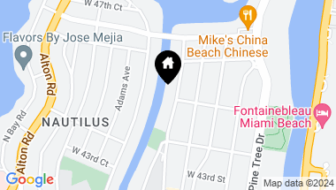 Map of 4500 Prairie Ave, Miami Beach FL, 33140