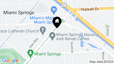 Map of 157 Curtiss Pkwy, Miami Springs FL, 33166