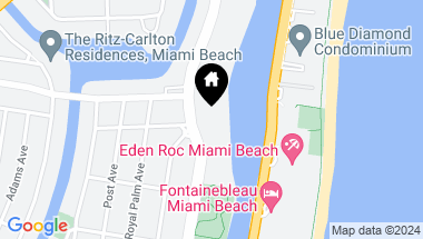 Map of 4609 Pine Tree Dr, Miami Beach FL, 33140