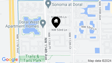 Map of 11334 NW 53rd Ln, Doral FL, 33178