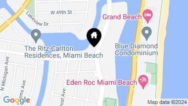 Map of 4710 Pine Tree Dr # 21, Miami Beach FL, 33140