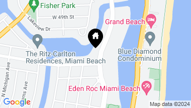 Map of 4730 Pine Tree Dr # 14, Miami Beach FL, 33140
