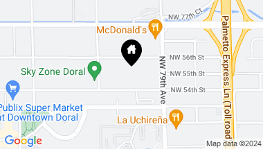 Map of 7999 NW 54th St, Doral FL, 33166
