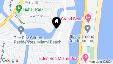 Map of 4780 Pine Tree Dr # 2, Miami Beach FL, 33140