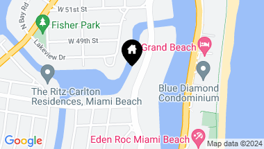 Map of 4800 Pine Tree Dr # 204, Miami Beach FL, 33140