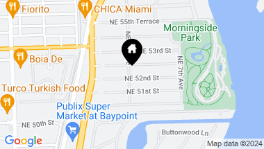 Map of 5201 NE 5th Ave, Miami FL, 33137