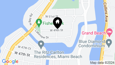Map of 4829 Cherokee Ave, Miami Beach FL, 33140