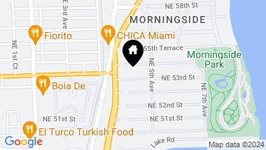 Map of 431 NE 53rd St, Miami FL, 33137