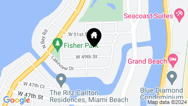 Map of 571 W 49th St, Miami Beach FL, 33140