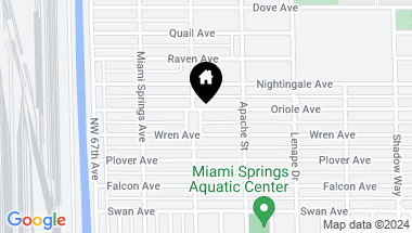 Map of 1060 Oriole Ave, Miami Springs FL, 33166