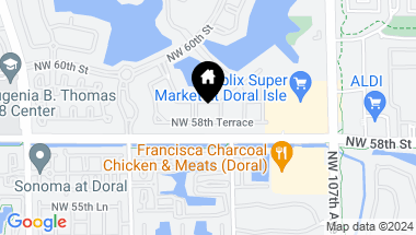 Map of 10949 NW 58th Ter, Doral FL, 33178