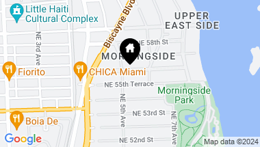 Map of 510 NE 56th St, Miami FL, 33137