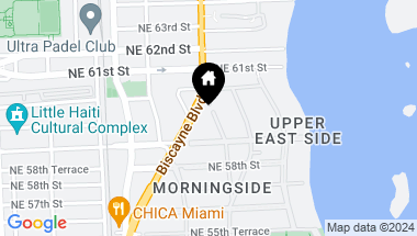 Map of 5944 NE 6th Ave, Miami FL, 33137