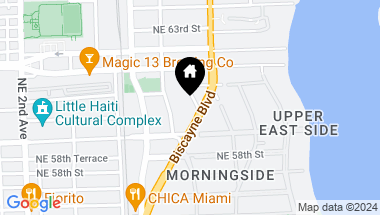 Map of 5960 NE 5th Ct # 2, Miami FL, 33137