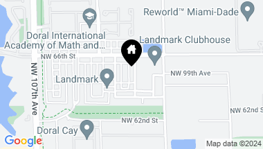 Map of 6450 NW 102nd path # 103, Doral FL, 33178