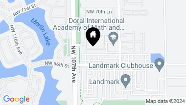 Map of 10560 NW 67th Ter, Doral FL, 33178