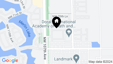 Map of 10560 NW 68th Ter, Doral FL, 33178