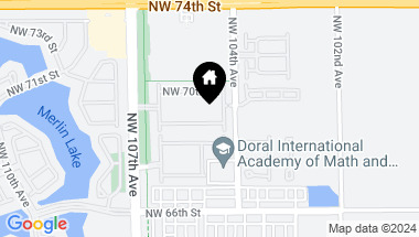 Map of 10435 NW 69 Ter, Doral FL, 33178