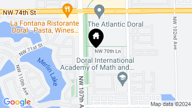 Map of 10574 NW 70th Ln, Doral FL, 33178