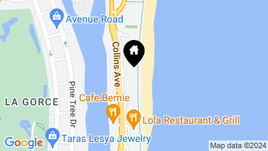 Map of 5757 N Collins Ave # 507, Miami Beach FL, 33140