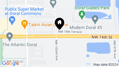 Map of 10128 NW 74th Ter # 0, Doral FL, 33178