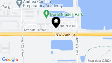 Map of 9880 NW 74th Ter, Doral FL, 33178