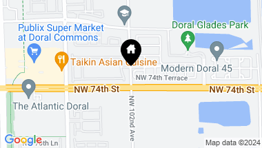 Map of 66 NW 102ND, Doral FL, 33178