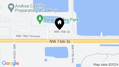 Map of 9790 NW 75 St, Doral FL, 33178