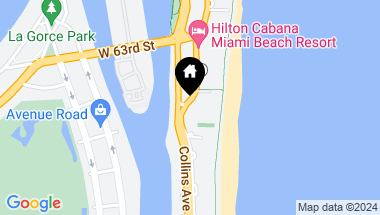 Map of 5959 Collins Ave # 3002, Miami Beach FL, 33140