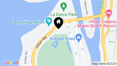 Map of 450 W 62nd St, Miami Beach FL, 33140