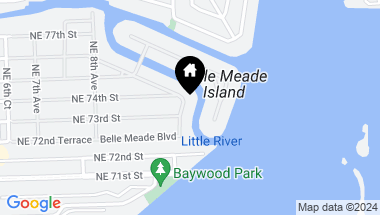 Map of 7333 Belle Meade Blvd, Miami FL, 33138