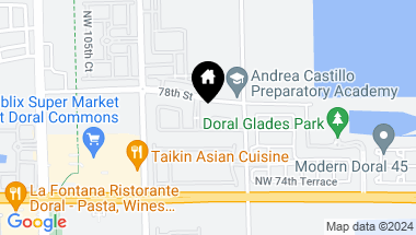 Map of 7666 NW 102nd Pl, Doral FL, 33178