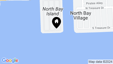 Map of 1357 Bay Terrace, North Bay Village FL, 33141