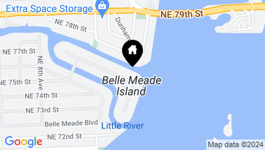 Map of 1133 Belle Meade Island Dr, Miami FL, 33138