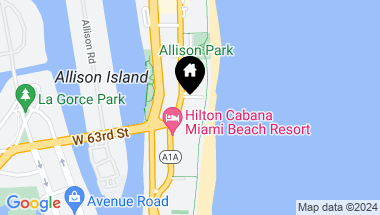 Map of 6345 Collins Ave # 935, Miami Beach FL, 33141