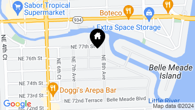Map of 775 NE 76th St, Miami FL, 33138