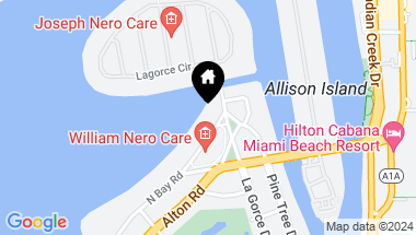 Map of 6466 N BAY RD, Miami Beach FL, 33141
