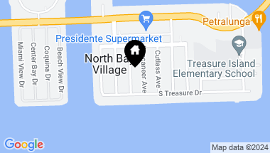 Map of 7521 Bounty Ave, North Bay Village FL, 33141
