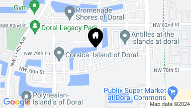 Map of 10911 NW 79th St Unit: ., Doral FL, 33178