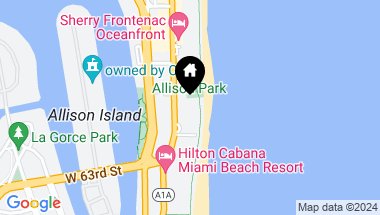 Map of 6423 Collins Ave # 310, Miami Beach FL, 33141