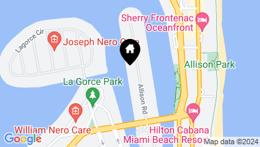 Map of 6470 Allison Rd, Miami Beach FL, 33141