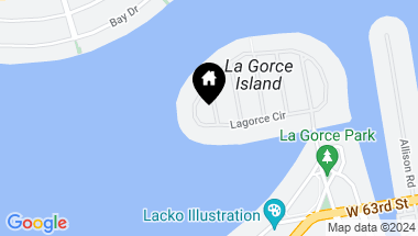 Map of 31 La Gorce Cir, Miami Beach FL, 33141