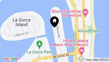 Map of 6494 Allison Rd, Miami Beach FL, 33141