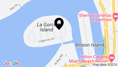 Map of 6626 Pinetree Ln # 0, Miami Beach FL, 33141