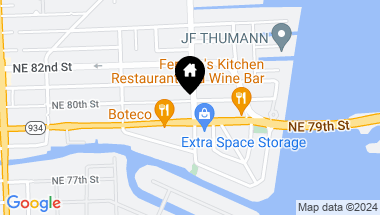 Map of 968 NE 80th St, Miami FL, 33138