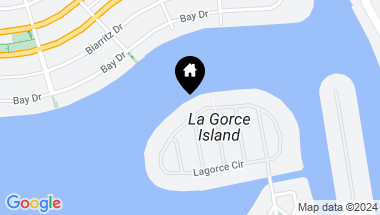 Map of 58 La Gorce Cir, Miami Beach FL, 33141