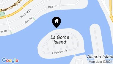 Map of 64 La Gorce Cir, Miami Beach FL, 33141