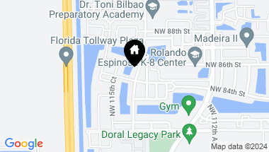 Map of 8442 NW 114th Ct # 8442, Doral FL, 33178