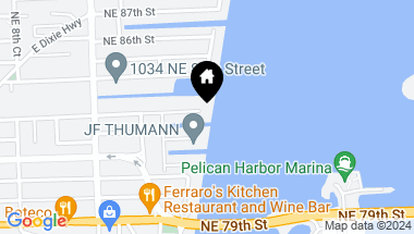 Map of 1290 NE 83rd St, Miami FL, 33138