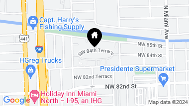 Map of 217 NW 84th St # 217, Miami FL, 33150